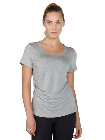 Karlie Tee - Heather Ash Grey - Karma Athletics