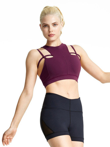 Helena Sports Bra Addition Yoga Lining Cross Strap Support Yoga Activities Good Karma Strong Movement